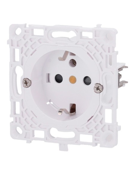 ENCHUFE BÁSICO TIPO F - ALIMENTACIÓN 250 V AC 50/60 HZ - HASTA 3.6 KW (CARGA RESISTIVA A 250 V) - PROTECCIÓN CONTRA POLVO Y SALP