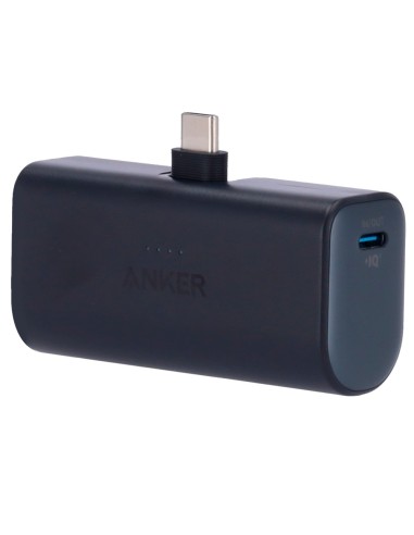 MINI BATTERIE EXTERNE ANKER - CAPACITÉ 5000MAH - ENTRÉES CONNECTEUR USB-C, USB-C - SORTIES CÂBLE INTÉGRÉ, USB-C - CÂBLE INTÉGRÉ