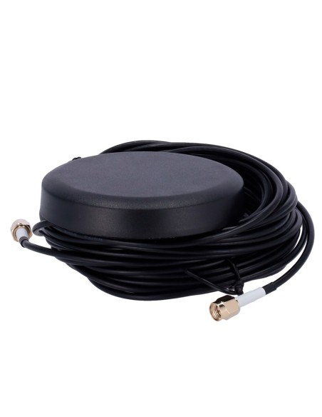 ANTENA 4G Y WI-FI - FRECUENCIA 4G  698-960/1710-2700MHZ - CONECTOR SMA MACHO - MONTAJE EN TECHO DE VEHÍCULO - GANANCIA 4G 4,4DBI