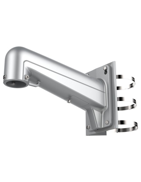 VERTICAL POLE MOUNT - FOR SPEED DOMES - VALID FOR EXTERIOR USE - PLATINUM GREY COLOUR - CABLE PASS - 117 (W) X 194 (H) X 451.3 
