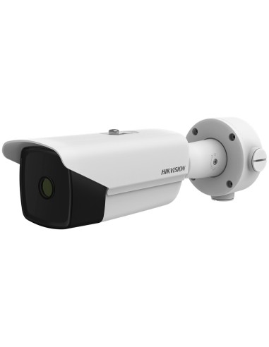 CÁMARA TÉRMICA IP HIKVISION GAMA PRO - SENSOR TÉRMICO 384X288 VOX | LENTE 6.5 MM - SENSIBILIDAD TÉRMICA = 35 MK - DETECCIÓN DE P