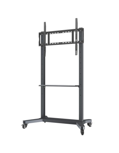 SOPORTE A SUELO CON RUEDAS Y BANDEJA - ALTURA AJUSTABLE - HASTA 86&QUOT; - MAX PESO 100KG - VESA 800X600MM