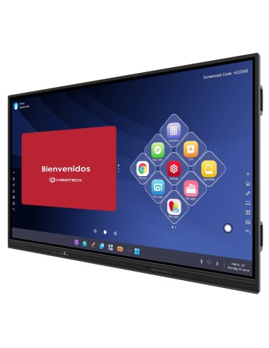 PANTALLA INTERACTIVA IBOARD 55&#039;&#039; 4K - RESOLUCIÓN 3840X2160 - ENTRADAS HDMI, VGA, DP, TYPE-C, LAN, USB, OPS - ÁNGULO DE