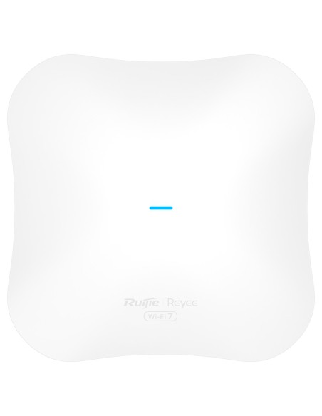 REYEE - AP WI-FI OMNIDIRECIONAL 7 RÁDIO DUPLO - FREQUÊNCIAS 2.4, 5 - SUPORTA 802.11A/B/G/N/AC/AX/BE - TAXA DE TRANSMISSÃO ATÉ 50