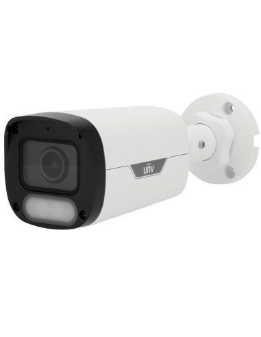 CÁMARA BULLET IP UNIVIEW - GAMA EASY - 4 MP | LENTE 4 MM | MICROSD 512 GB - LUZ BLANCA 30 M | WDR 120 DB - COLOR HUNTER CON TECN