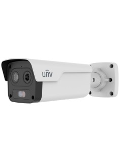 CAMÉRA THERMIQUE DUAL IP UNIVIEW - THERMIQUE: 256X192 | OBJECTIF 10MM - OBJECTIF: 4 MP | OBJECTIF 8MM - MICROPHONE, HAUT-PARLEU
