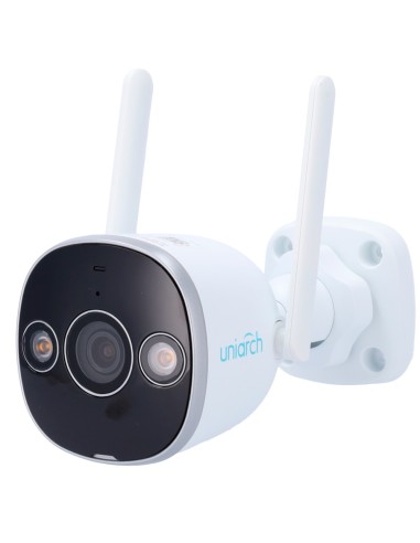 CÁMARA IP 5 MEGAPIXEL WIFI - GAMA UNIARCH - 1/3&QUOT; PROGRESSIVE SCAN CMOS - LENTE 2.8 MM - IR LEDS ALCANCE 30 M - WIFI IEEE802