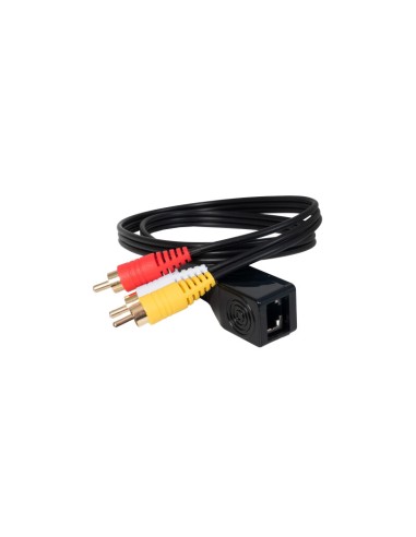 EXTENSOR DE BALUN DE ÁUDIO E VÍDEO VIA CABO CAT 5E/6 FONESTAR 020-ZM-ZM