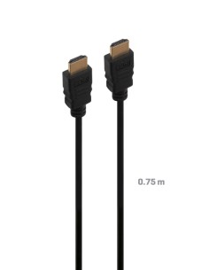 CABLE HDMI 2.0. UHD 4K@60HZ. 18 GBPS. CU. 30 AWG. 0'75 M. FONESTAR 7904K-0-75