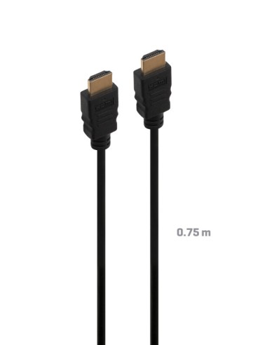 CABLE HDMI 2.0. UHD 4K@60HZ. 18 GBPS. CU. 30 AWG. 0'75 M. FONESTAR 7904K-0-75