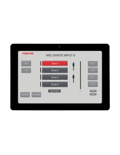 10'' ANDROID-TOUCHSCREEN, UM DIE NMX-SERIE MATRIX-BENUTZEROBERFLÄCHEN-APP AUSZUFÜHREN. FONESTAR LIGNUM-12SUB