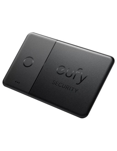 EUFY BY ANKER SMART TRACK CARD - BLUETOOTH - COMPATIBLE CON IOS APPLE FIND MY - BOTÓN DE ENLACE RÁPIDO - BATERÍA DE LARGA DURACI