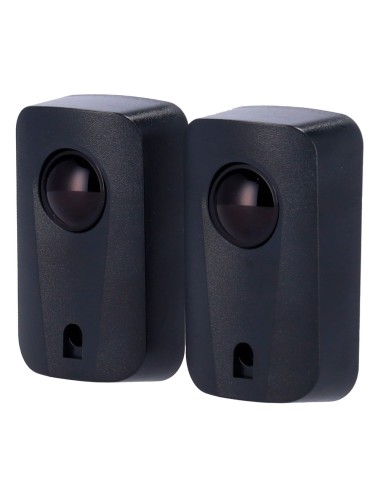 DETECTOR DE BARRERA POR INFRARROJOS - CABLEADO | 1 HAZ - ALCANCE MÁX. DE DETECCIÓN 15/10 M - SALIDA DE RELÉ - ALIMENTACIÓN 12~24