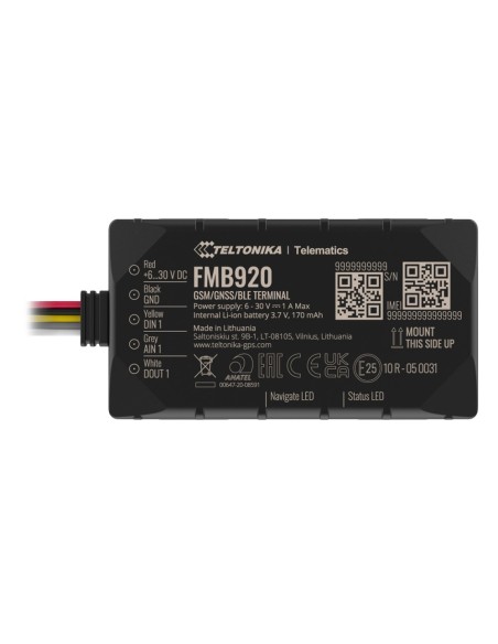 PLUG &AMP; PLAY TRACKER PARA VEÍCULOS - CONEXÃO SIMPLES - ENTRADAS E SAÍDAS COM FIOS - 2G E BLE PARA TK-EYE - MICRO-SIM - GRAU D