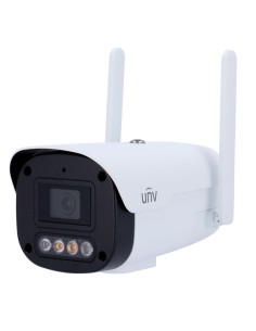 CÁMARA BULLET IP UNIVIEW - GAMA EASY - 4 MP | LENTE 4 MM | MICROSD 512 GB - IR 50 M | LUZ BLANCA 30M | WDR 120 DB  - COLOR HUNTE