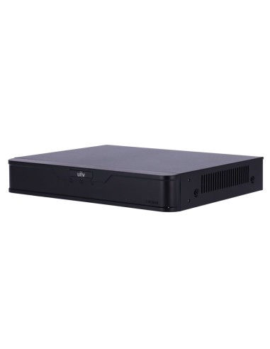 UNIVIEW GAMA EASY - GRABADOR NVR PARA CÁMARAS IP - RESOLUCIÓN HASTA 12MPX - 4CH VÍDEO / COMPRESIÓN ULTRA265 / 4 CH POE - ANCHO D