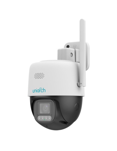 CÁMARA IP PT WIFI | UNIARCH - 5 MP | LENTE 4 MM | MICROSD 512 GB - LUZ BLANCA 30 M  - COLOR HUNTER CON TECNOLOGÍA WISE-ISP - DIS