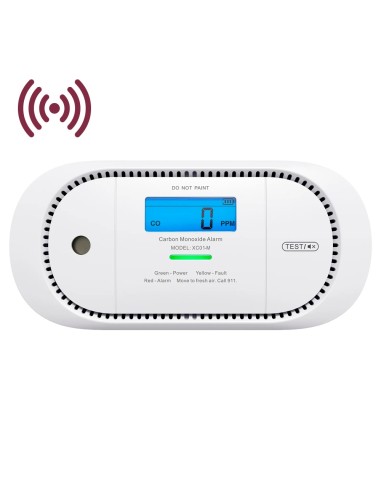 DETECTOR DE CO AUTÓNOMO X-SENSE - CONEXIÓN CON HUB SBS50 PARA COMUNICACIÓN POR APP - PERMITE CONECTAR 50 DETECTORES EN LA MISMA