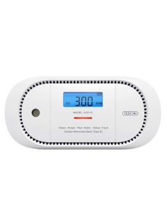 X-SENSE STANDALONE CARBON MONOXIDE ALARM - BATTERY LIFE 5 YEARS (REPLACEABLE) - ALARM INDICATOR LIGHT - ALARM 85 DB AT 3M - TES