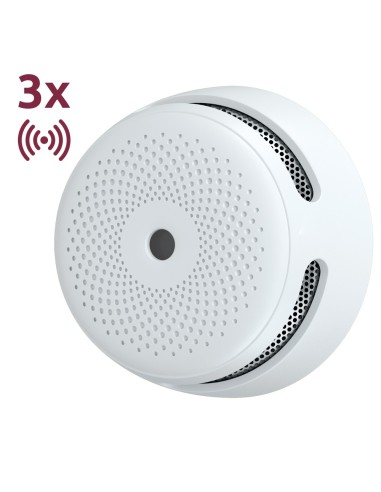 PACK DE 3 MINI DETECTOR DE HUMO AUTÓNOMO X-SENSE - COMUNICACIÓN WIFI 2.4GHZ - CONEXIÓN A TRAVÉS DE APP - DURACIÓN DE LA BATERÍA