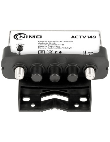 AMPLIFICADOR MASTIL TECATEL 30DB 1XUHF A