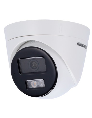 CÁMARA TURRET IP HIKVISION - GAMA VALUE - 4 MP | LENTE 2.8 MM | MICRÓFONO INTEGRADO - IR 30 M | WDR 120 DB | LUZ BLANCA 30 M - P