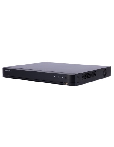 HIKVISION DVR 5N1 - 16 CH HDTVI / HDCVI / AHD / CVBS, 32CH IP - SALIDA HDMI 4K Y VGA | AUDIO | ALARMAS 16/4 - 4CH REDUCCIÓN DE F