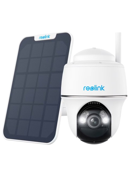 REOLINK CAMARA WIFI  A BATERÍA CON PANEL SOLAR - 5MP (2880 X 1616) - IR 10 M / SIRENA - DETECCION PIR HUMANOS / VEHÍCULOS / MASC