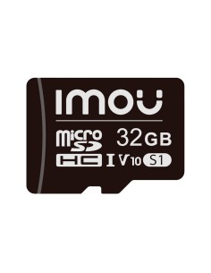 TARJETA MICROSD IMOU - CAPACIDAD 32 GB - CLASE 10 | VELOCIDAD R/W: 95/38 MB/S - CICLOS E/P: HASTA 500 - CÁMARAS HOME, SMARTPHONE