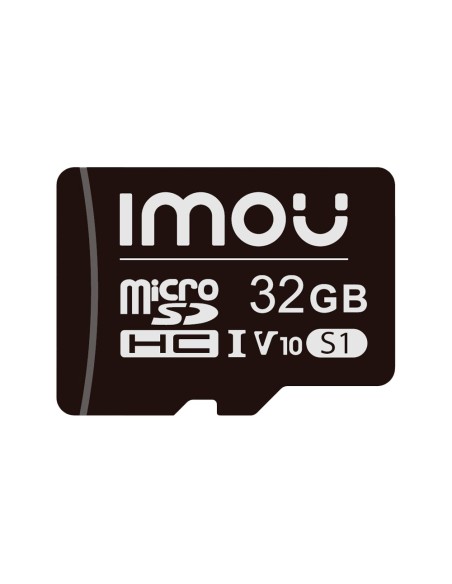 TARJETA MICROSD IMOU - CAPACIDAD 32 GB - CLASE 10 | VELOCIDAD R/W: 95/38 MB/S - CICLOS E/P: HASTA 500 - CÁMARAS HOME, SMARTPHONE