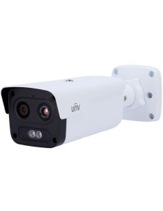 CAMÉRA THERMIQUE DUAL IP UNIVIEW - THERMIQUE: 256X192 | OBJECTIF 3.2 MM - OPTIQUE:  4 MP | OBJECTIF 4 MM - MICROPHONE, HAUT-PAR