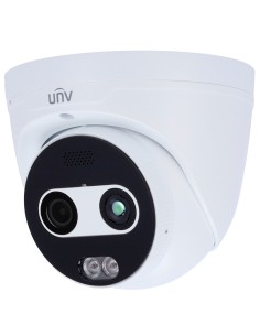 CAMÉRA THERMIQUE DUAL IP UNIVIEW - THERMIQUE: 256X192 | OBJECTIF 3 MM - OPTIQUE: 4 MP | OBJECTIF 4 MM - MICROPHONE, HAUT-PARLEU