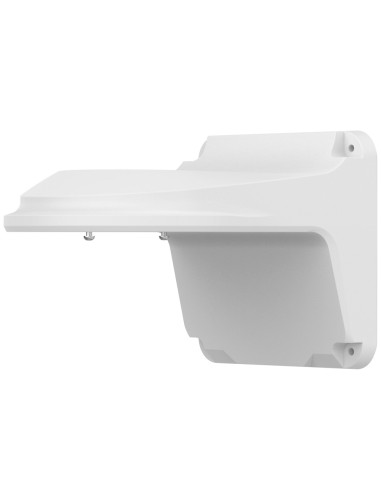 SOPORTE DE PARED - PARA CÁMARAS DOMO - APTO PARA USO EN EXTERIOR - COLOR BLANCO - PASADOR DE CABLES - 126.4 MM (AL) X 126.4 MM (