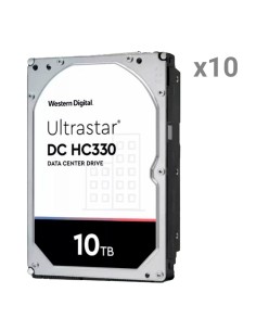 PACK DE DISCOS DUROS WESTERN DIGITAL ENTERPRISE - 10 UNIDADES - CAPACIDAD 10 TB CADA UNO - INTERFAZ SATA 6 GB/S - MODELO ULTRAST