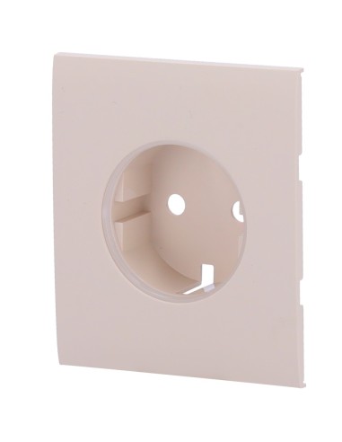 TAPA CENTRAL PARA ENCHUFE BÁSICO TIPO F - COMPATIBLE CON AJ-OUTLETCORE-BASIC - PROTECCIÓN CONTRA POLVO, SALPICADURAS, OBJETOS -