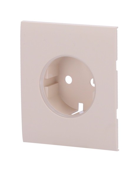 TAPA CENTRAL PARA ENCHUFE BÁSICO TIPO F - COMPATIBLE CON AJ-OUTLETCORE-BASIC - PROTECCIÓN CONTRA POLVO, SALPICADURAS, OBJETOS -