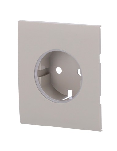 TAPA CENTRAL PARA ENCHUFE BÁSICO TIPO F - COMPATIBLE CON AJ-OUTLETCORE-BASIC - PROTECCIÓN CONTRA POLVO, SALPICADURAS, OBJETOS -