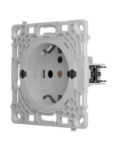 ENCHUFE BÁSICO VERTICAL TIPO F - ALIMENTACIÓN 250 V AC 50/60 HZ - HASTA 3.6 KW (CARGA RESISTIVA A 250 V) - PROTECCIÓN CONTRA POL