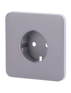 TAPA PARA ENCHUFE BÁSICO TIPO F - COMPATIBLE CON AJ-OUTLETCORE-BASIC - PROTECCIÓN CONTRA POLVO, SALPICADURAS, OBJETOS - SIN MONI