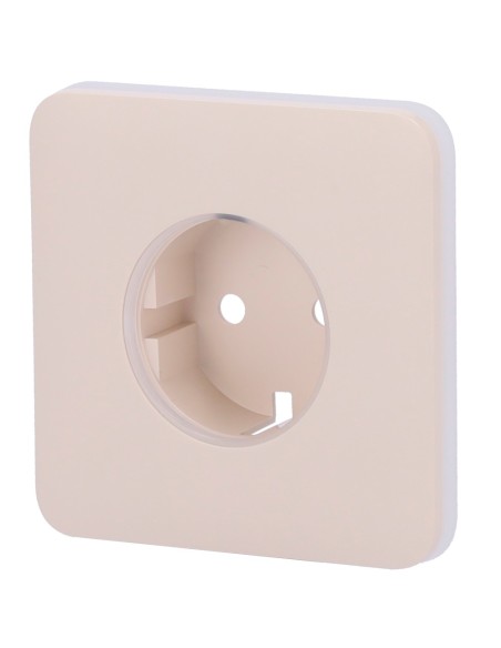 TAPA PARA ENCHUFE BÁSICO TIPO F - COMPATIBLE CON AJ-OUTLETCORE-BASIC - PROTECCIÓN CONTRA POLVO, SALPICADURAS, OBJETOS - SIN MONI