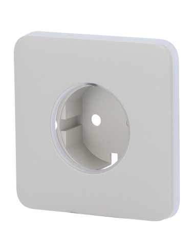 TAPA PARA ENCHUFE BÁSICO TIPO F - COMPATIBLE CON AJ-OUTLETCORE-BASIC - PROTECCIÓN CONTRA POLVO, SALPICADURAS, OBJETOS - SIN MONI
