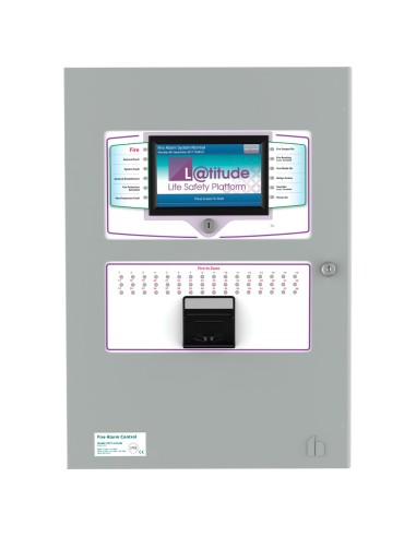 PANEL DE INCENDIO DIRECCIONABLE DE 1 LAZO - CORRIENTE DE BUCLE DE 400 MA - 2 CIRCUITOS DE SIRENA PROGRAMABLES - 3 SALIDAS DE REL