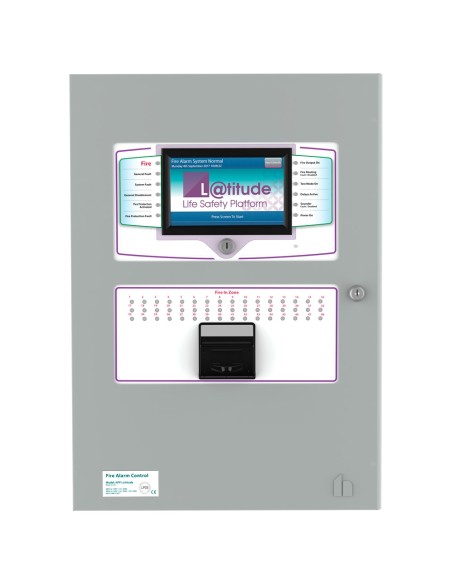 PANEL DE INCENDIO DIRECCIONABLE DE 1 LAZO - CORRIENTE DE BUCLE DE 400 MA - 2 CIRCUITOS DE SIRENA PROGRAMABLES - 3 SALIDAS DE REL