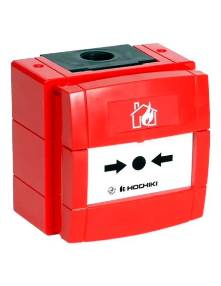 PULSADOR CONVENCIONAL DE EXTERIOR - ELEMENTO RESETEABLE - INDICADOR DE ADVERTENCIA &QUOT;DISPOSITIVO ACTIVADO&QUOT;