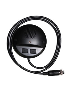 HIKVISION - INTERCOM WITH INTEGRATED MICROPHONE AND SPEAKER - FOR HIKVISION ON-BOARD DVRS - TWO-WAY FULL DUPLEX AUDIO - BUTTON 