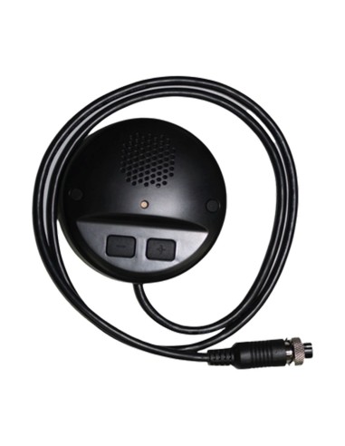 HIKVISION - INTERFONO CON MICRÓFONO Y ALTAVOZ INTEGRADOS - PARA DVR HIKVISION EMBARCADOS - AUDIO BIDIRECCIONAL FULL DUPLEX - BOT