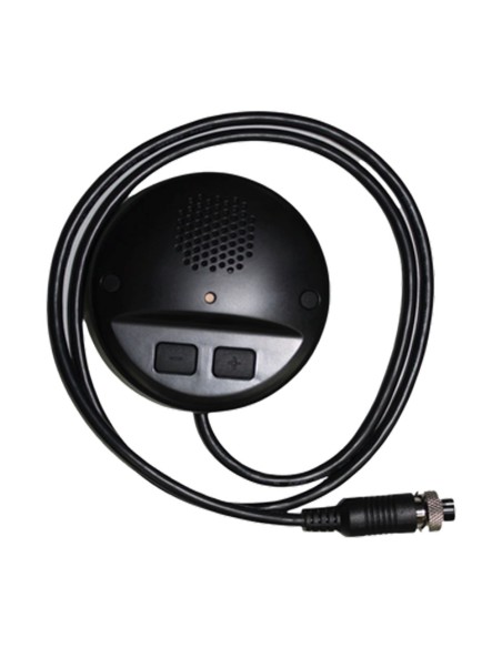 HIKVISION - INTERFONO CON MICRÓFONO Y ALTAVOZ INTEGRADOS - PARA DVR HIKVISION EMBARCADOS - AUDIO BIDIRECCIONAL FULL DUPLEX - BOT