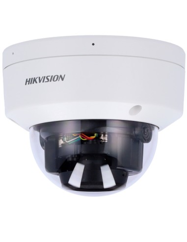 HIKVISION - CÁMARA DOMO IP GAMA PRO - RESOLUCIÓN 4 MEGAPÍXEL (2688X1520) - LENTE 2.8~12 MM | MICROSD | IP67, IK10 - LUZ HÍBRIDA