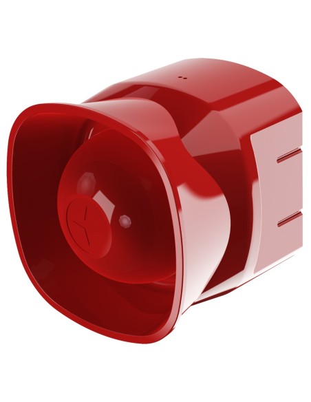 SIRENA VÍA RADIO PARA MONTAJE EN PARED - AMPLITUD/FRECUENCIA CON OPTIMIZACIÓN AUTOMÁTICA - UTILIZA BATERÍA DE LITIO ESTÁNDAR DE