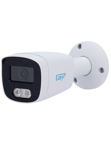 CÁMARA BULLET IP AI EASY-P - 4MP | LENTE 2.8 MM - IR 25 M | MIC - IA POR HUMANOS Y/O VEHÍCULOS - SOPORTA UMD Y MOTION DETECT 2.0